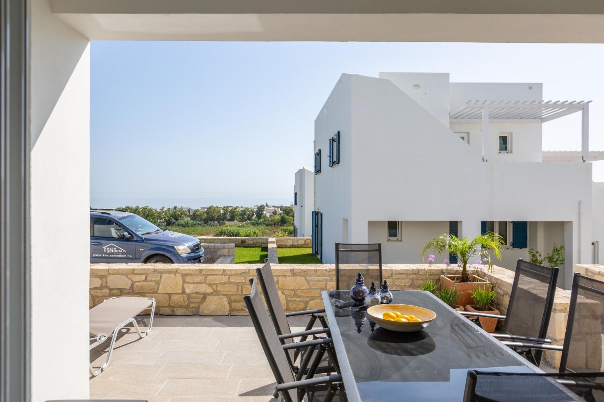 Triton Sea View Villa Georgioupoli Exterior foto