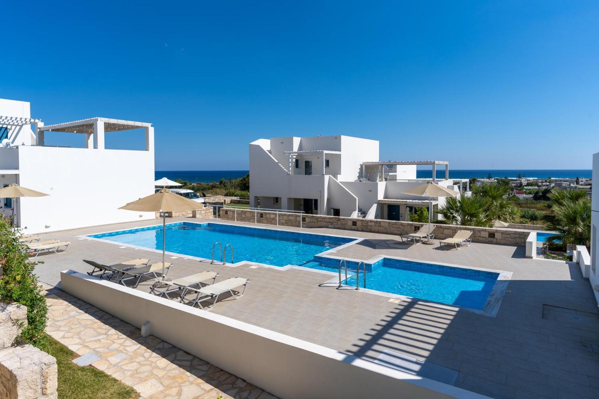 Triton Sea View Villa Georgioupoli Exterior foto