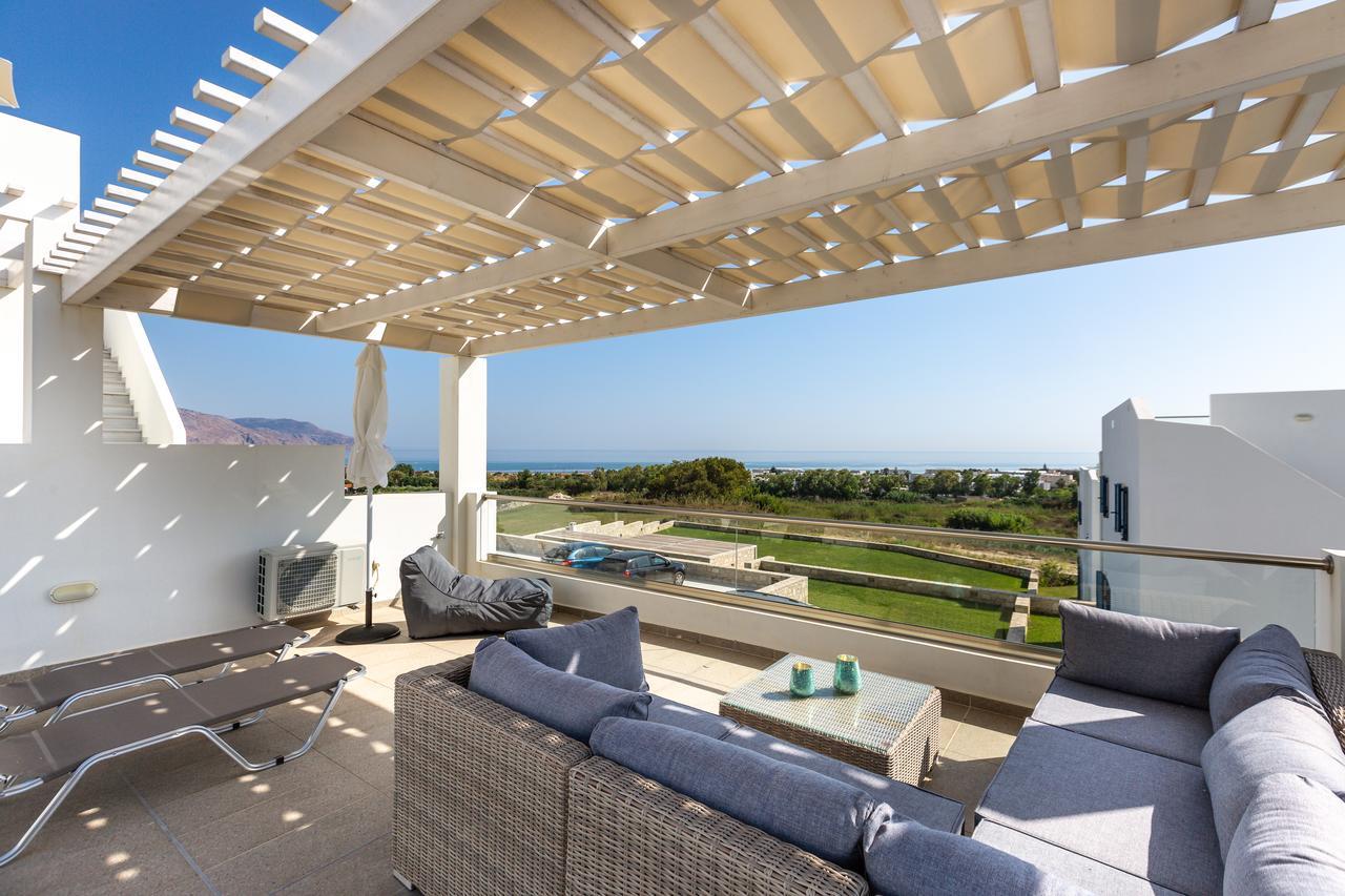 Triton Sea View Villa Georgioupoli Exterior foto
